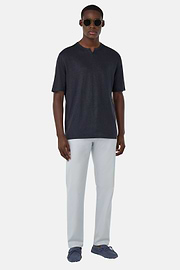 Stretch Cotton/Tencel Jeans, Light Blue, hi-res
