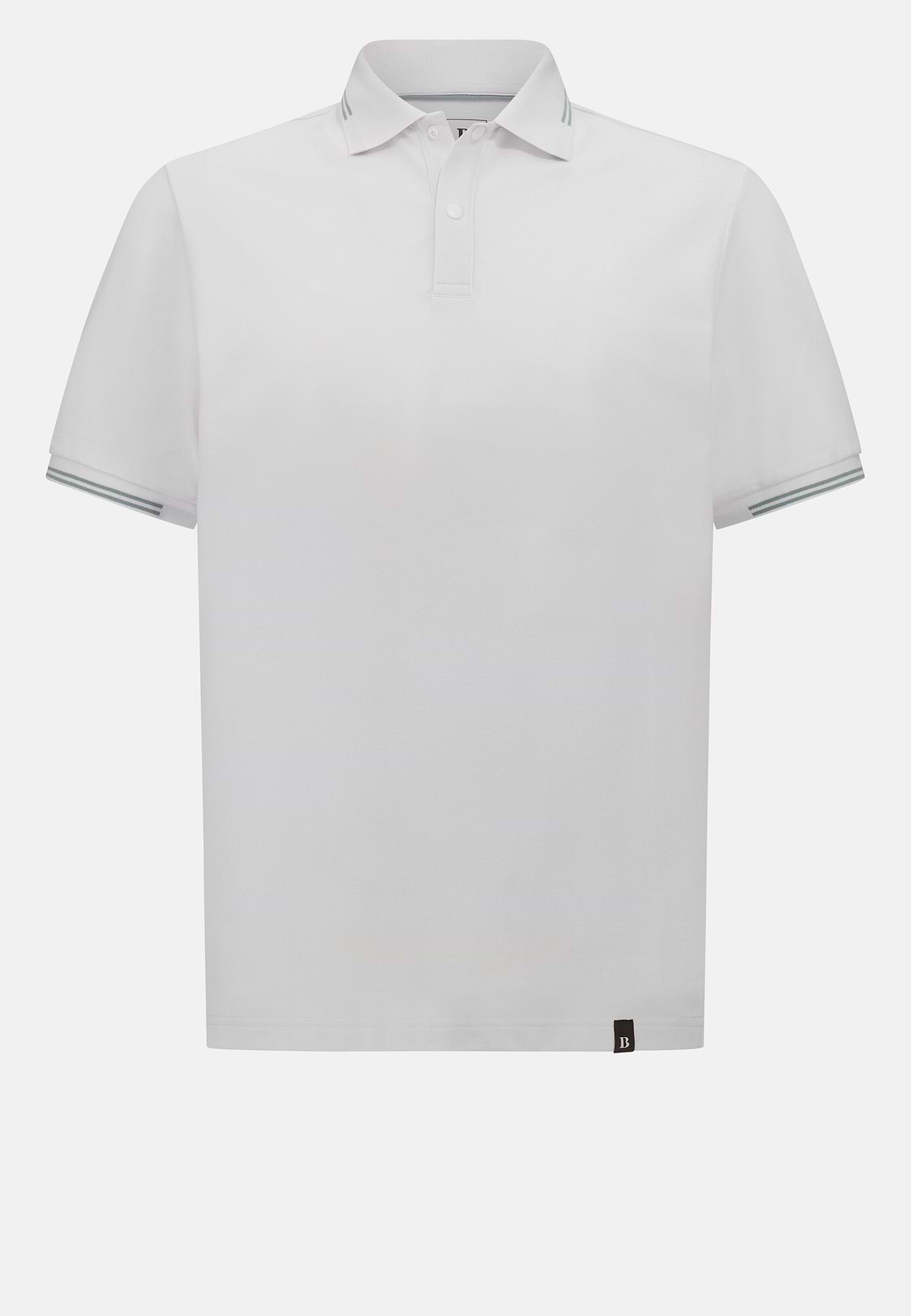 Cool Jade-Fresh Piqué Polo Shirt, White, hi-res