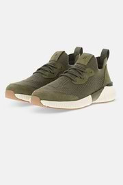 Willow Trainers in Wool Blend, Green, thumb, 3