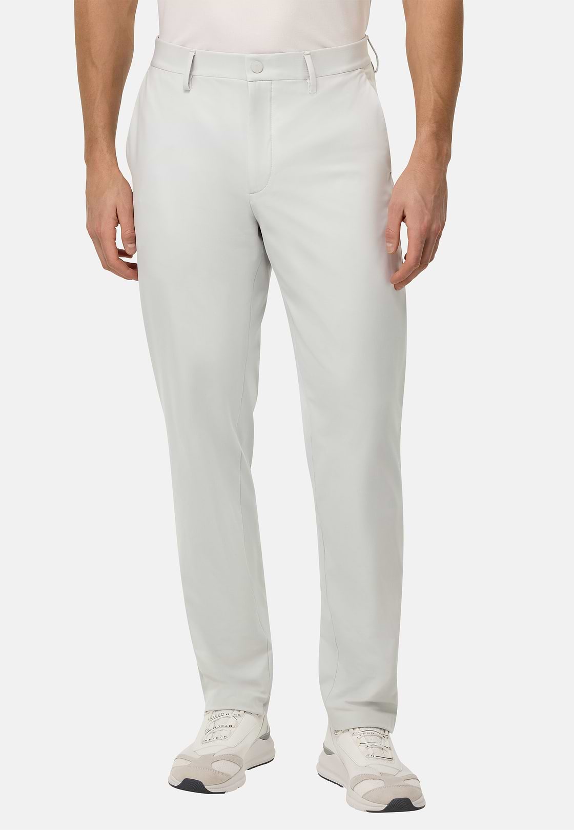 B-Tech Stretch Nylon Trousers, Ice, hi-res, 2