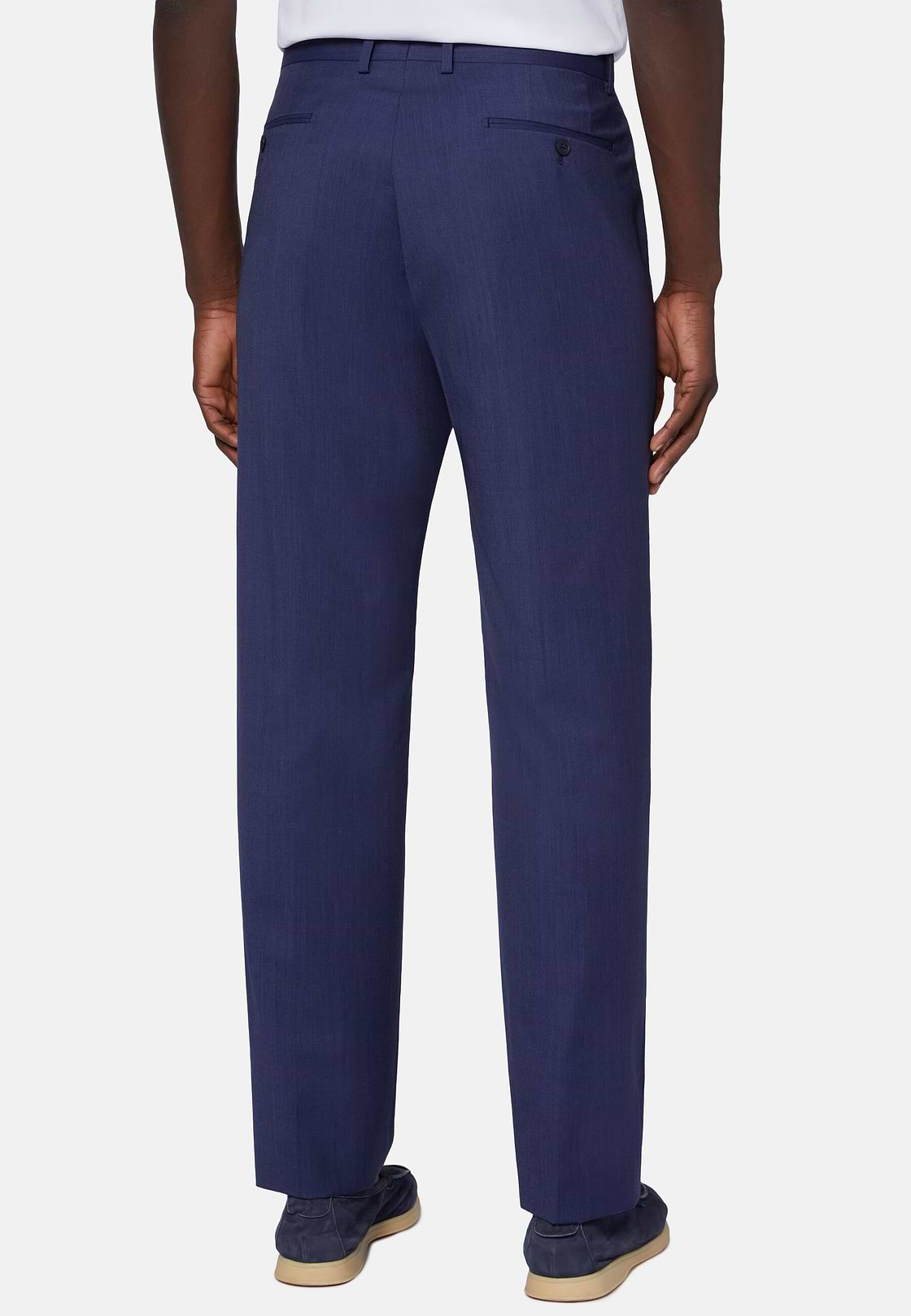 Wool B Aria Trousers, Indigo, hi-res