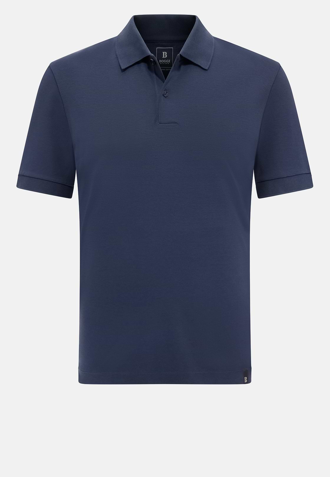 Jersey Polo Shirt, Navy blue, hi-res