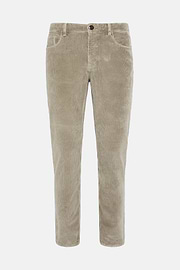 Jeans aus elastischem Samt, Schlamm, hi-res