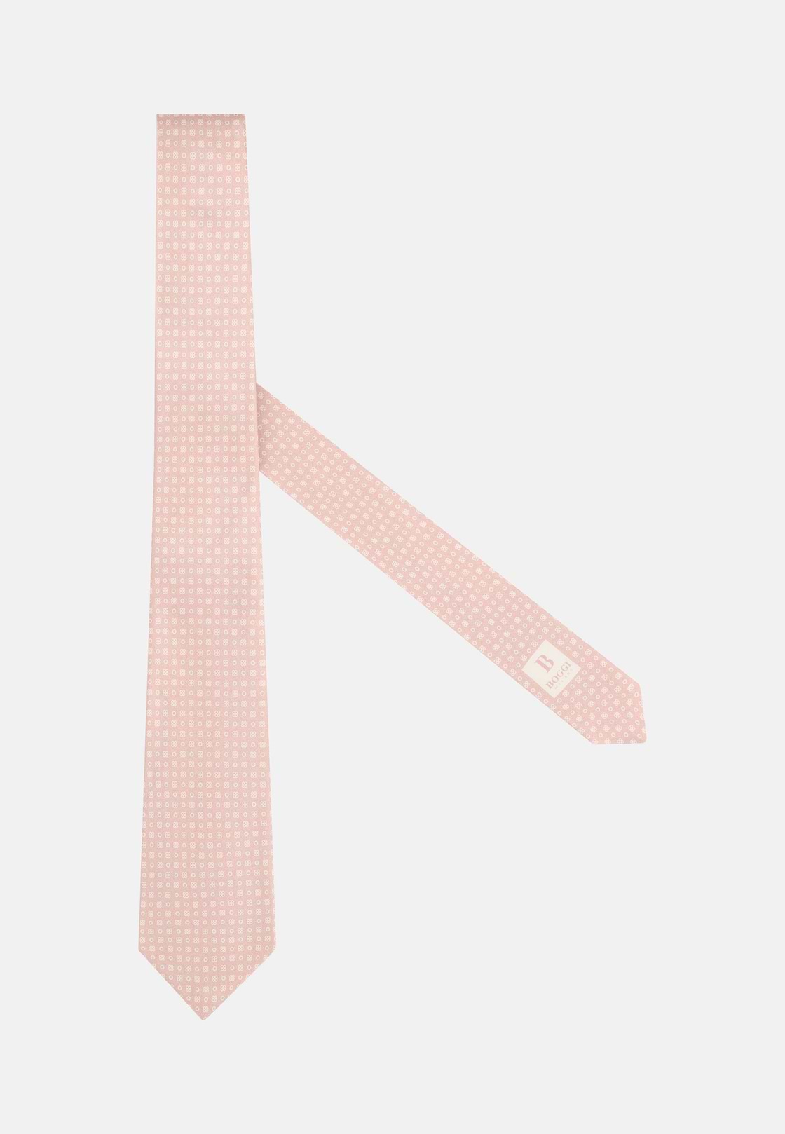Corbata Ceremonia Microestampado De Seda, Rosado, hi-res, 1