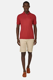 Polo Aus Baumwollpikee., Rot, thumb, 2