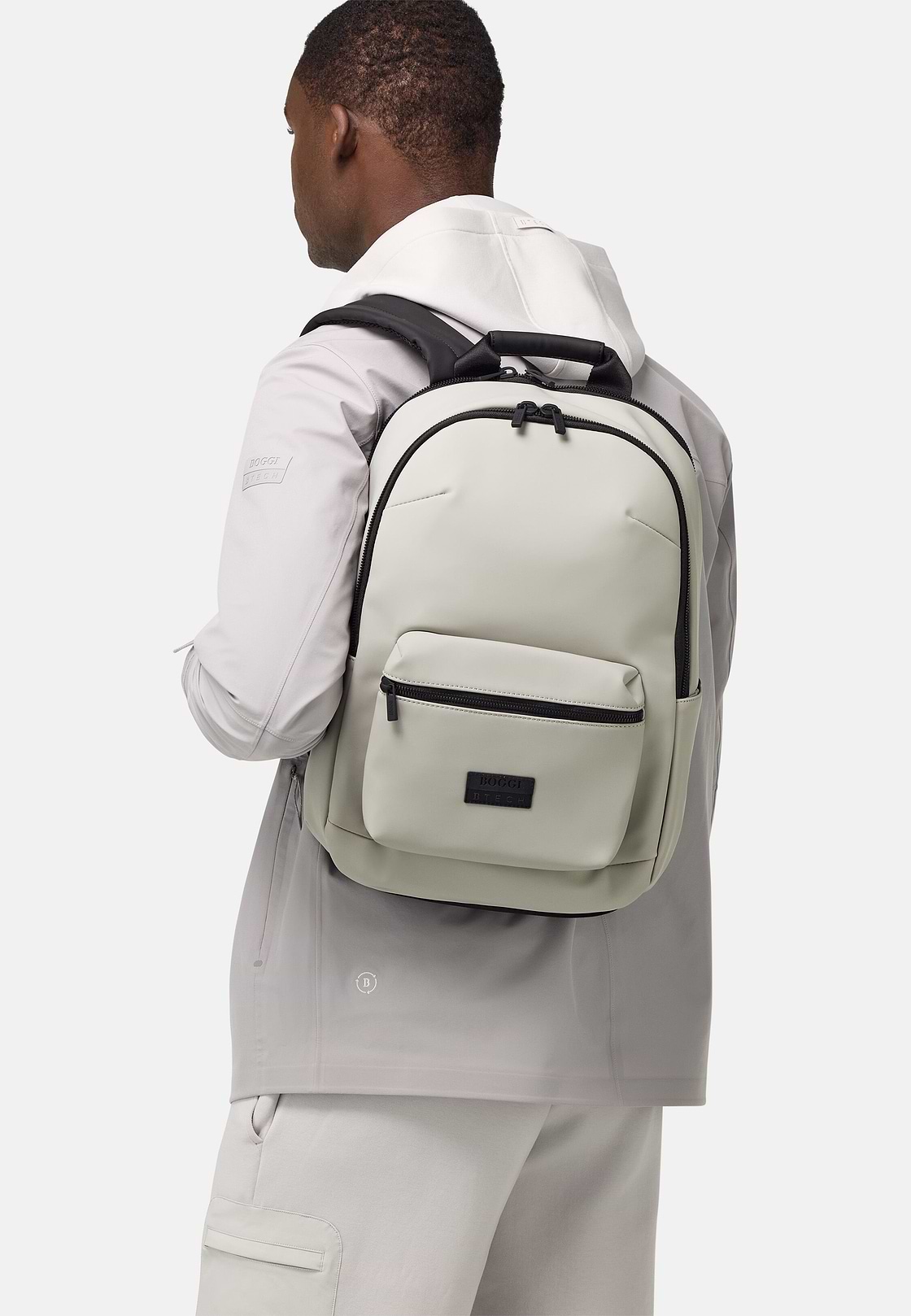 Backpack in Technical Fabric, Ice, hi-res