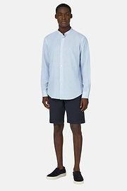 Regular Fit Tencel Linen Shirt, Light Blue, hi-res