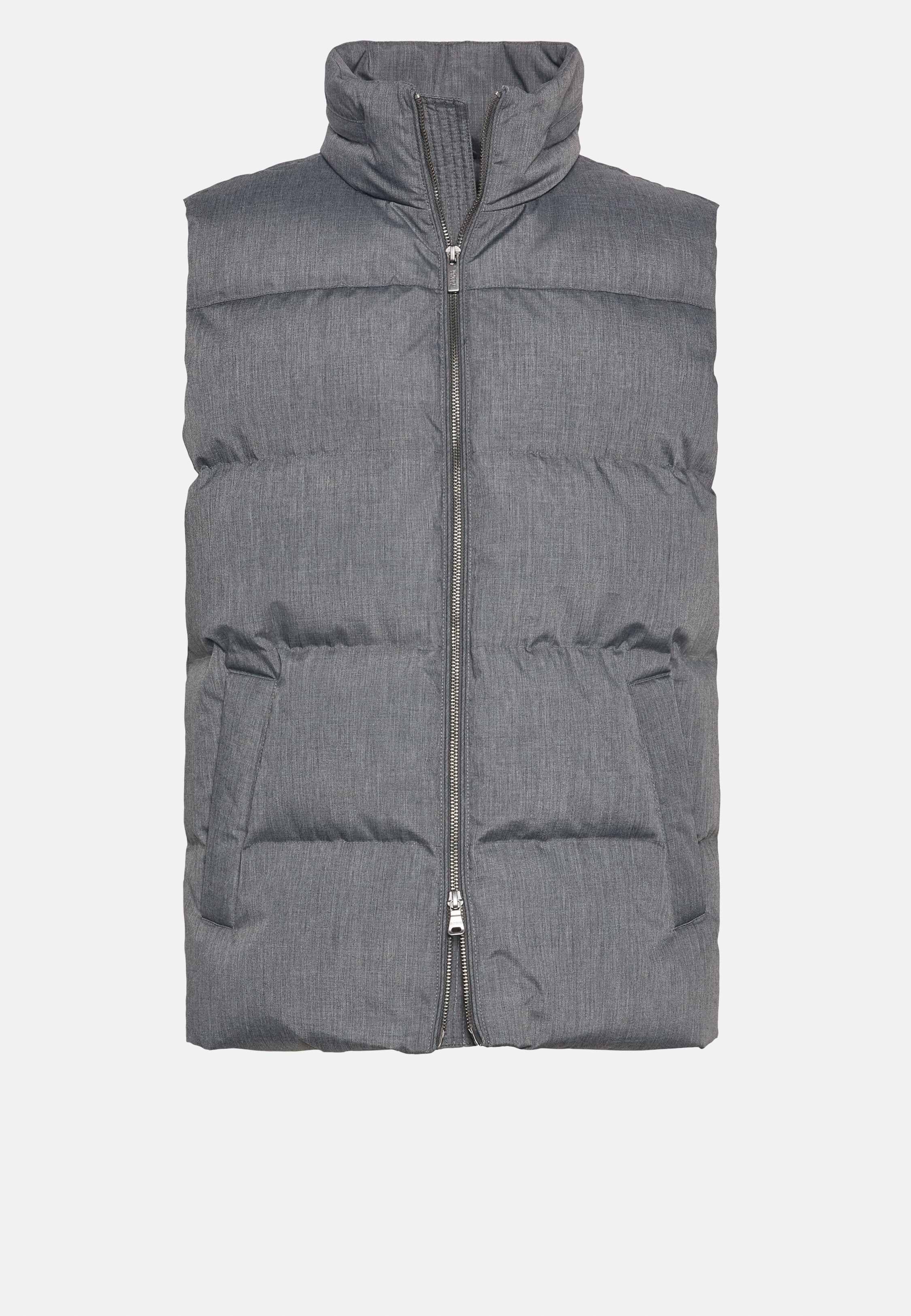 S / île シール sile curtain gilet White（glare gilet