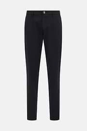Stretch Cotton/Tencel Trousers, Black, hi-res