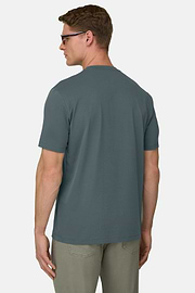 T-Shirt aus elastischer Supima-Baumwolle, Grün, thumb, 3
