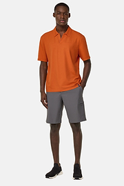 Pikee-Polo Cool Jade-Fresh, Orange, hi-res