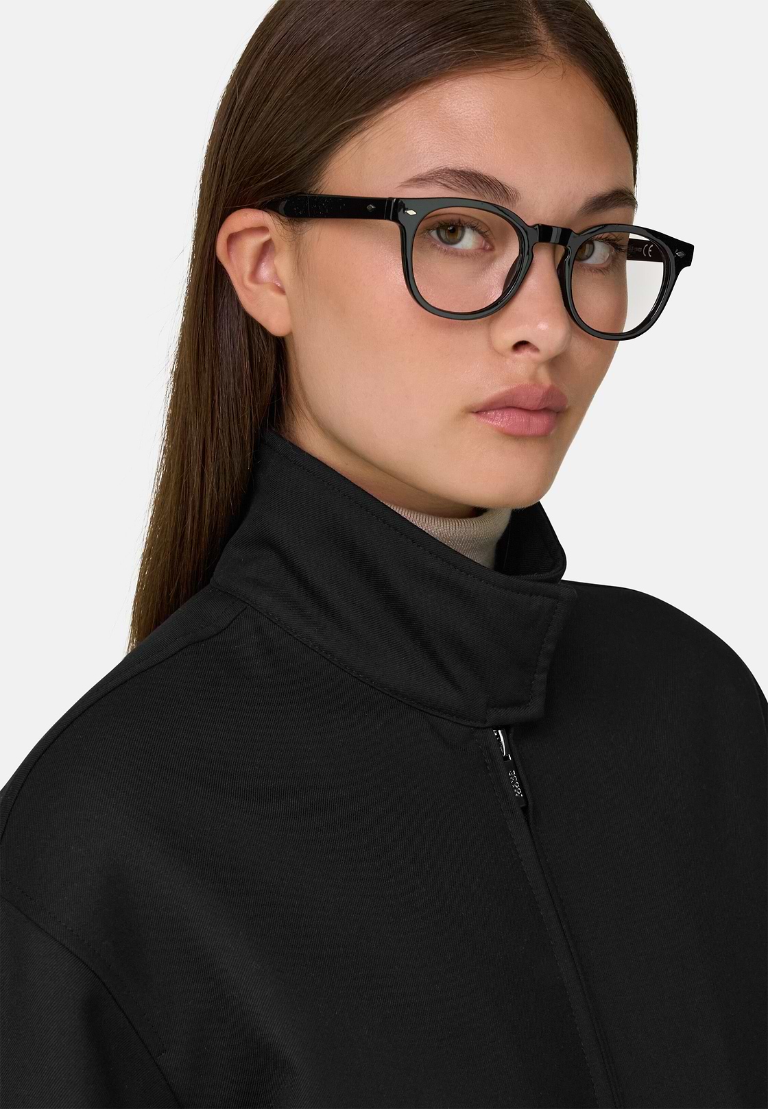 Padded Wool Blouson, Black, hi-res, 3
