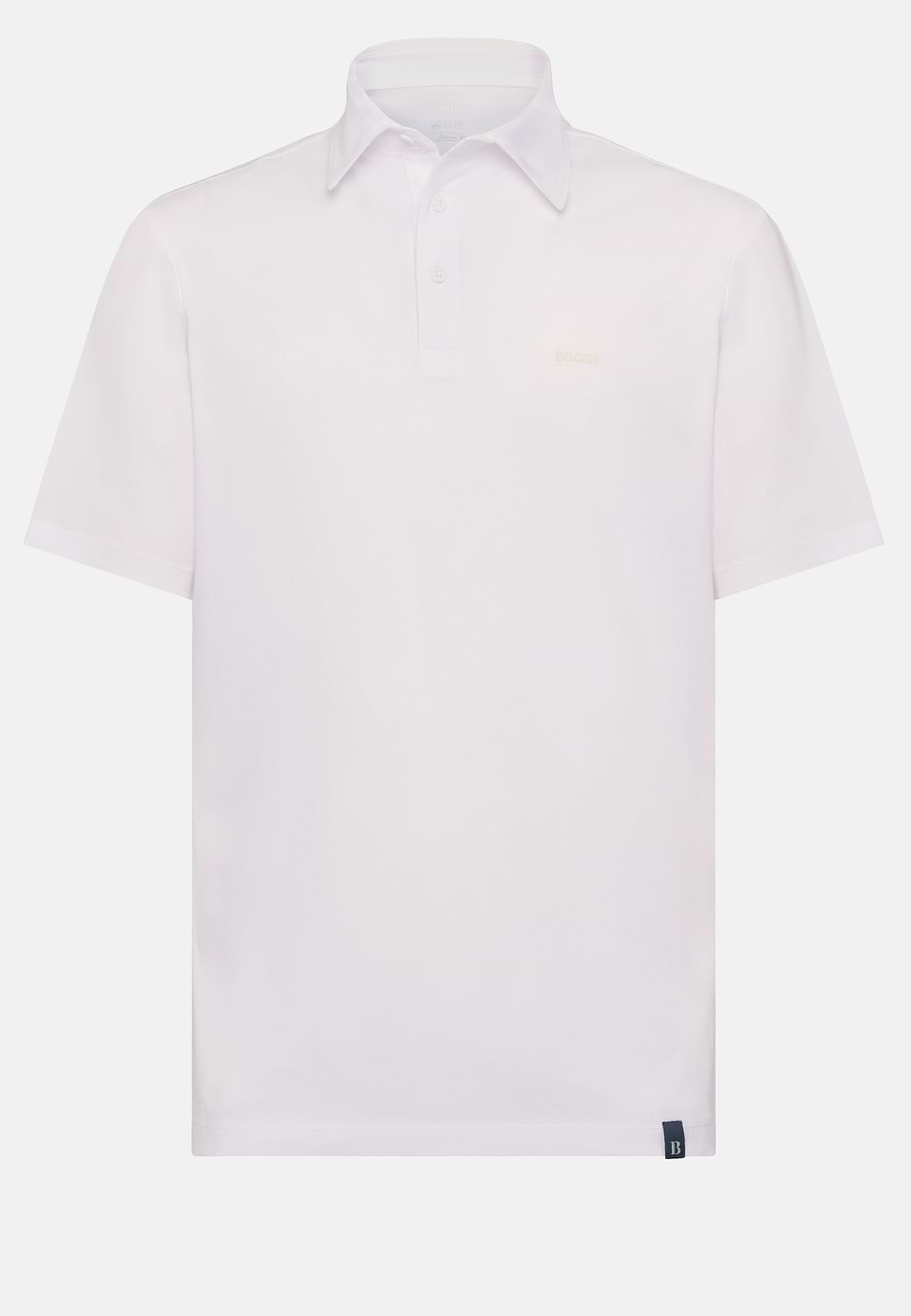 Polo En Coton Supima Stretch, Blanc, hi-res