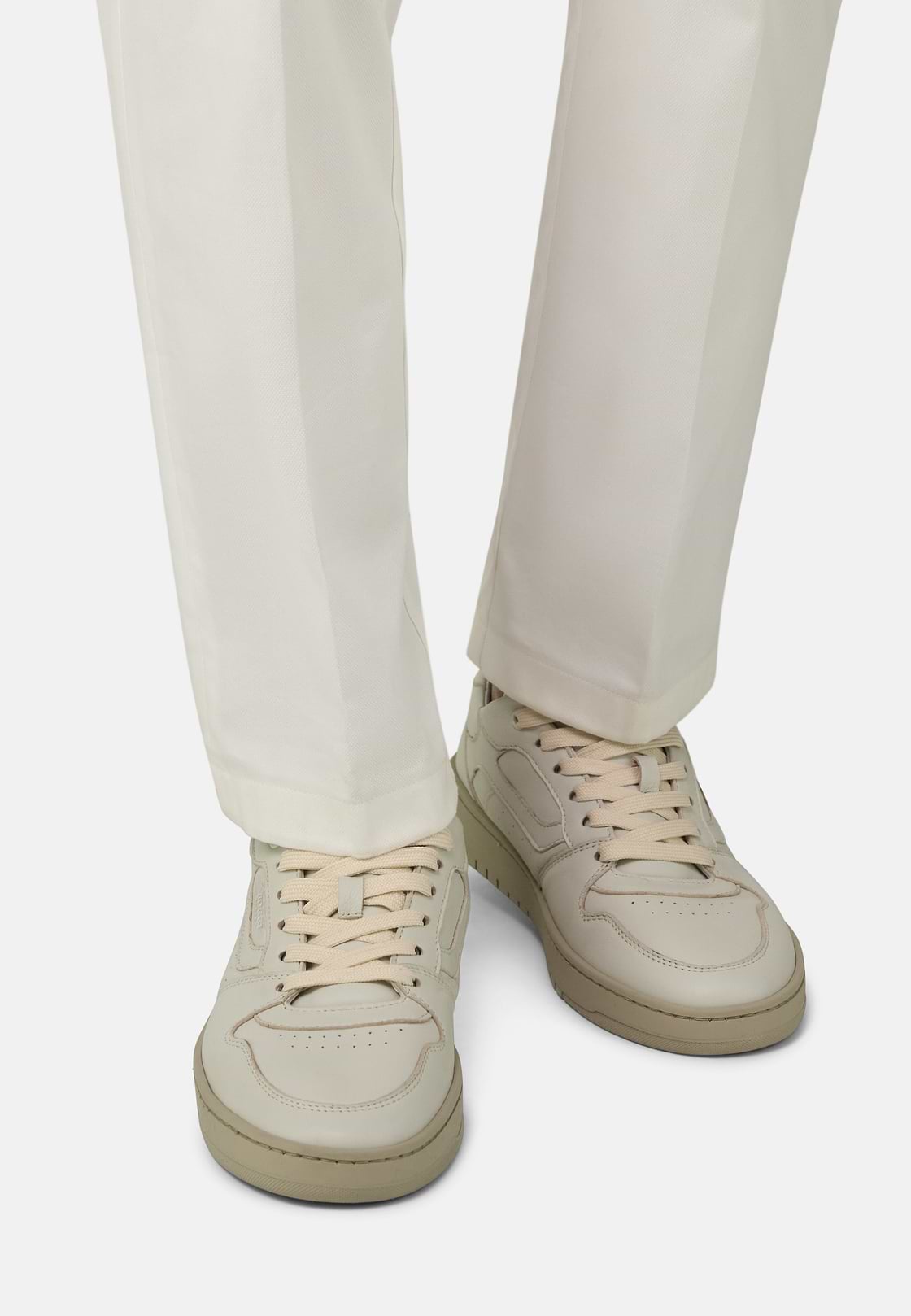 Origin Trainers in Soft Leather, White, hi-res, 2