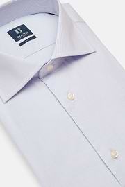 Striped Windsor Collar Shirt Slim, Light Blue, hi-res