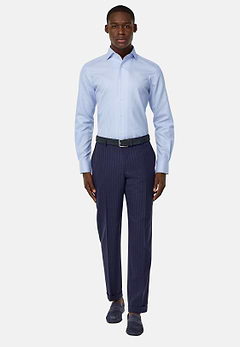 Chemise À Rayures En Coton Regular Fit