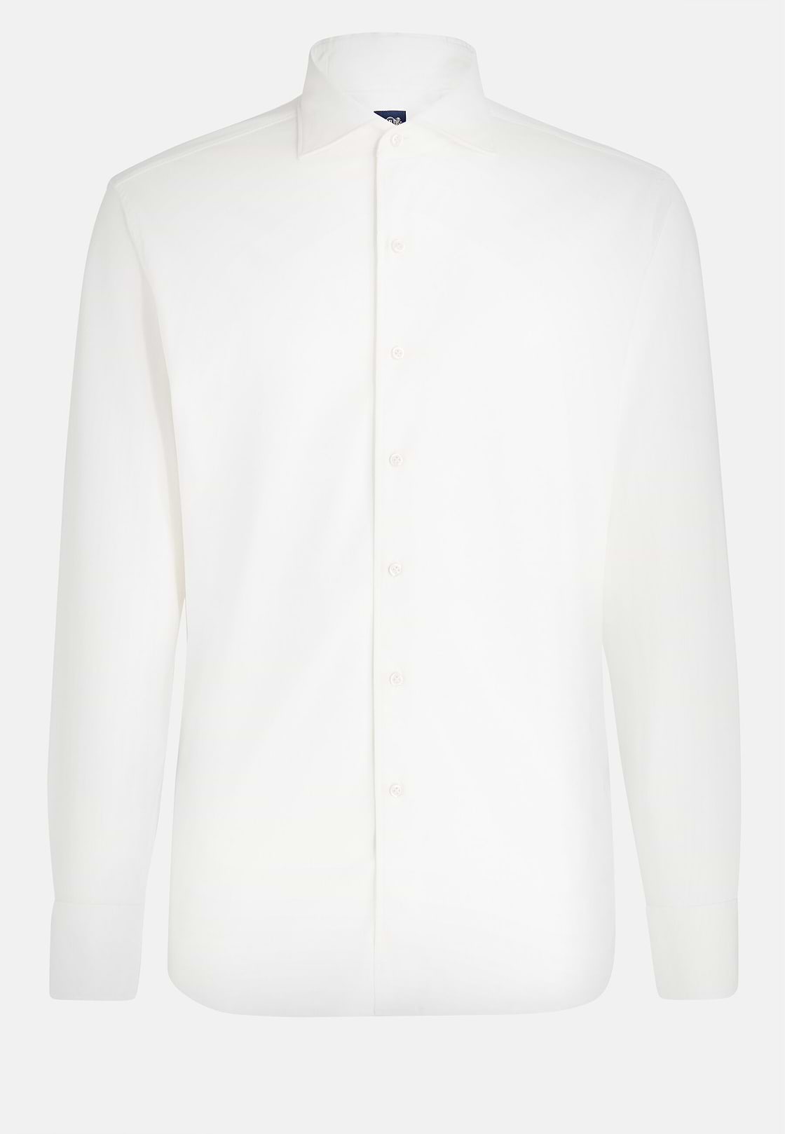 Chemise Polo En Jersey De Coton Coupe Slim, blanc, hi-res