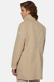 Recycled Technical Fabric B Tech Car Coat, Beige, hi-res