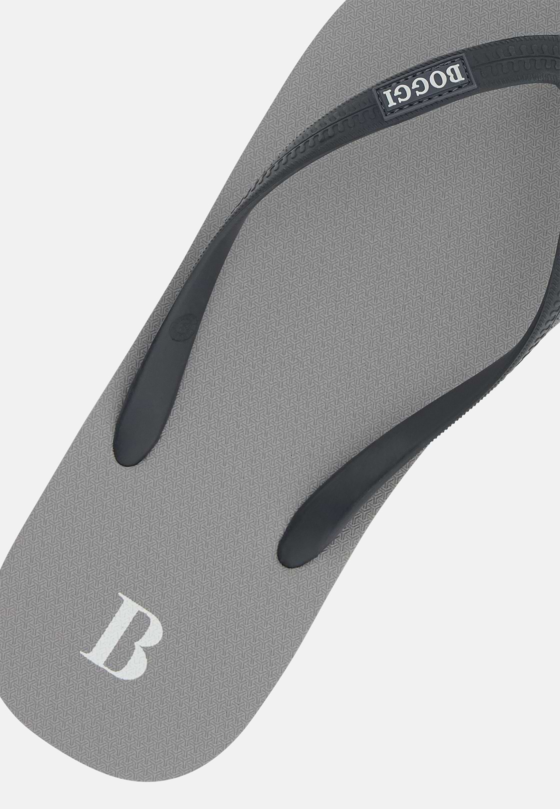 Rubber Flip-Flops, Grey, hi-res