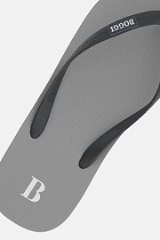 Rubber Flip-Flops, Grey, hi-res