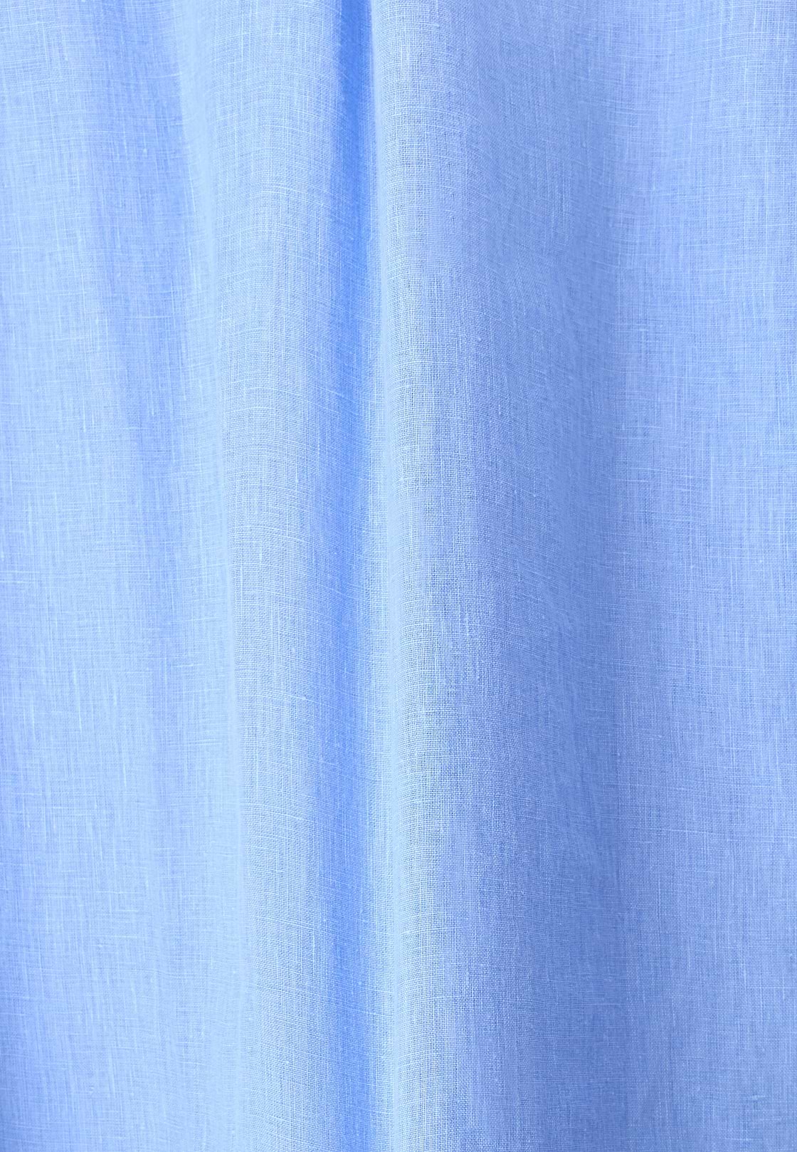 Chemise Bleu Clair En Lin Coupe Droite, , hi-res, 5