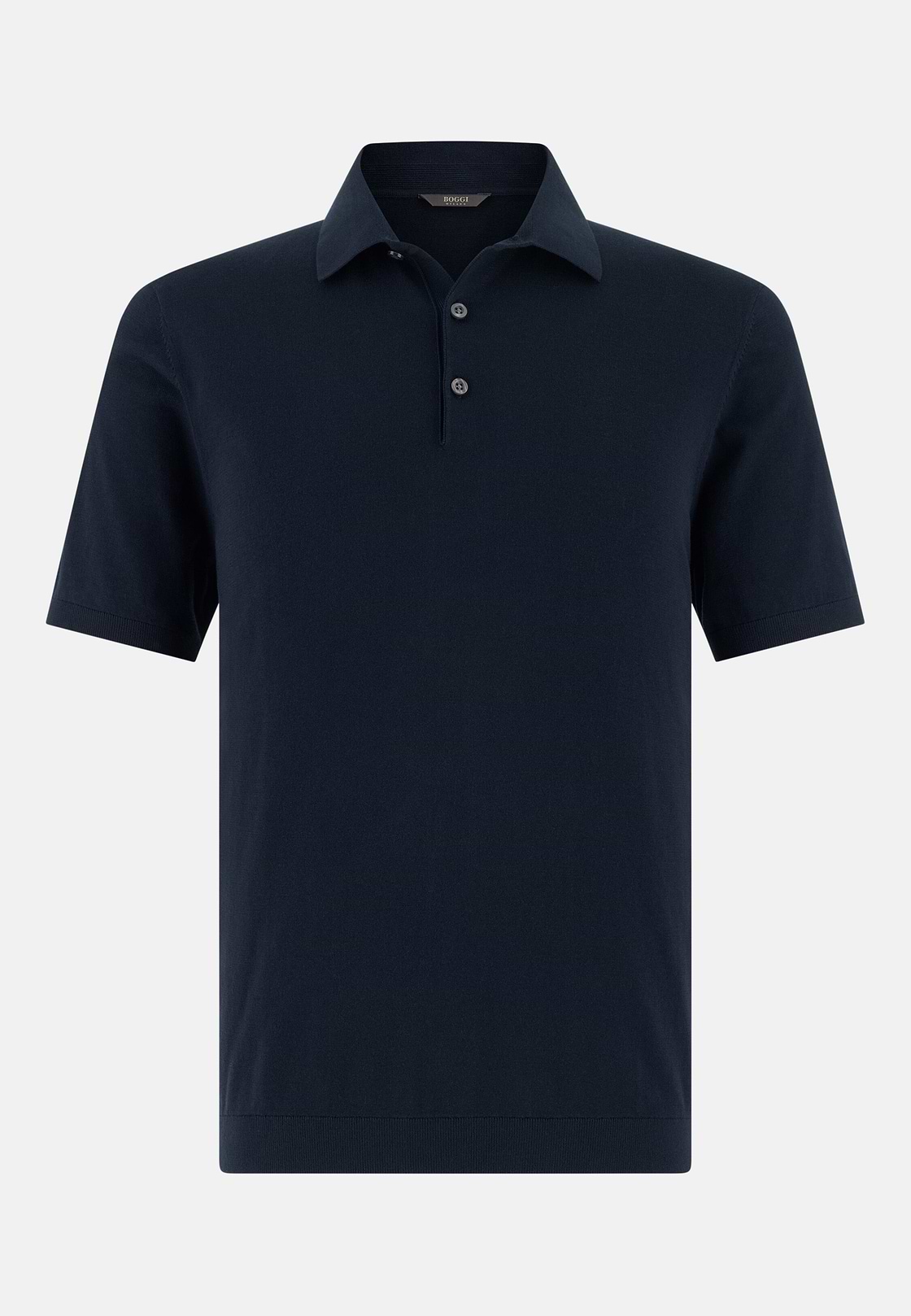 Polo Cotton Crepe, Navy blue, hi-res, 5
