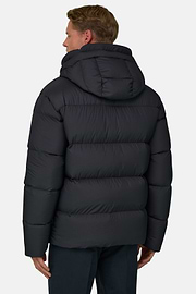 Bomberjack Gewatteerd in Ganzendons, Navy blue, thumb, 4