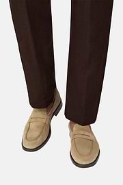 Suede Loafers, Beige, thumb, 2