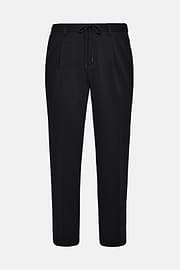 B Tech wollen broek, Navy blue, hi-res