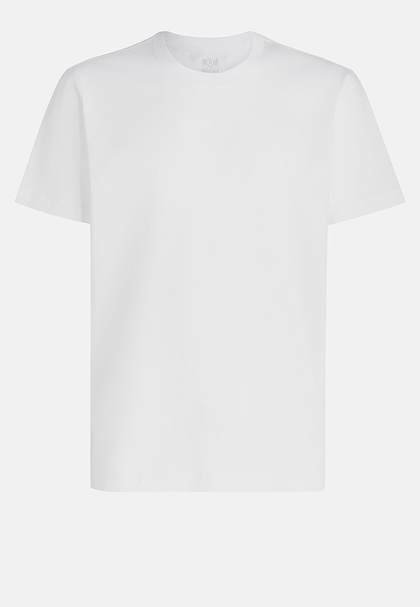 Pima Cotton Jersey T-Shirt, White, hi-res