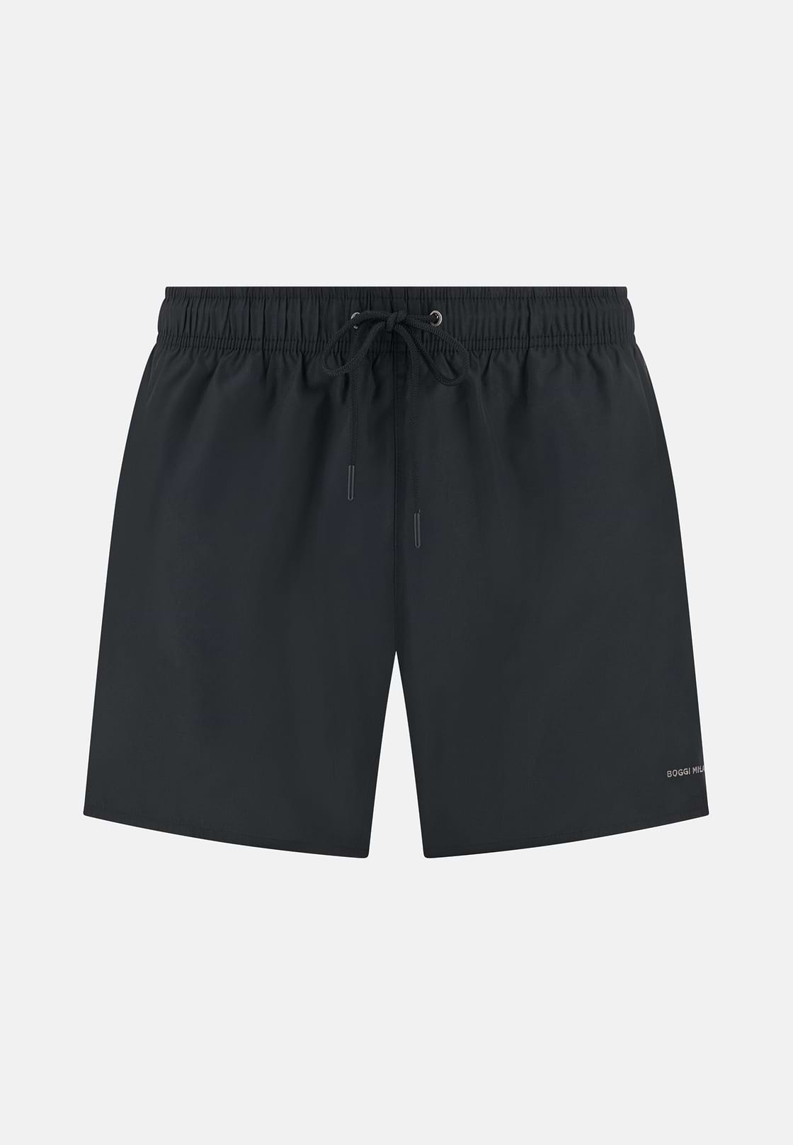 Plain Technical Swimsuit, Black, hi-res, 4