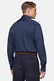 Regular Fit Cotton Jersey Polo Shirt, Navy blue, hi-res
