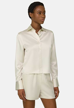 Hemd Aus Satin Regular Fit