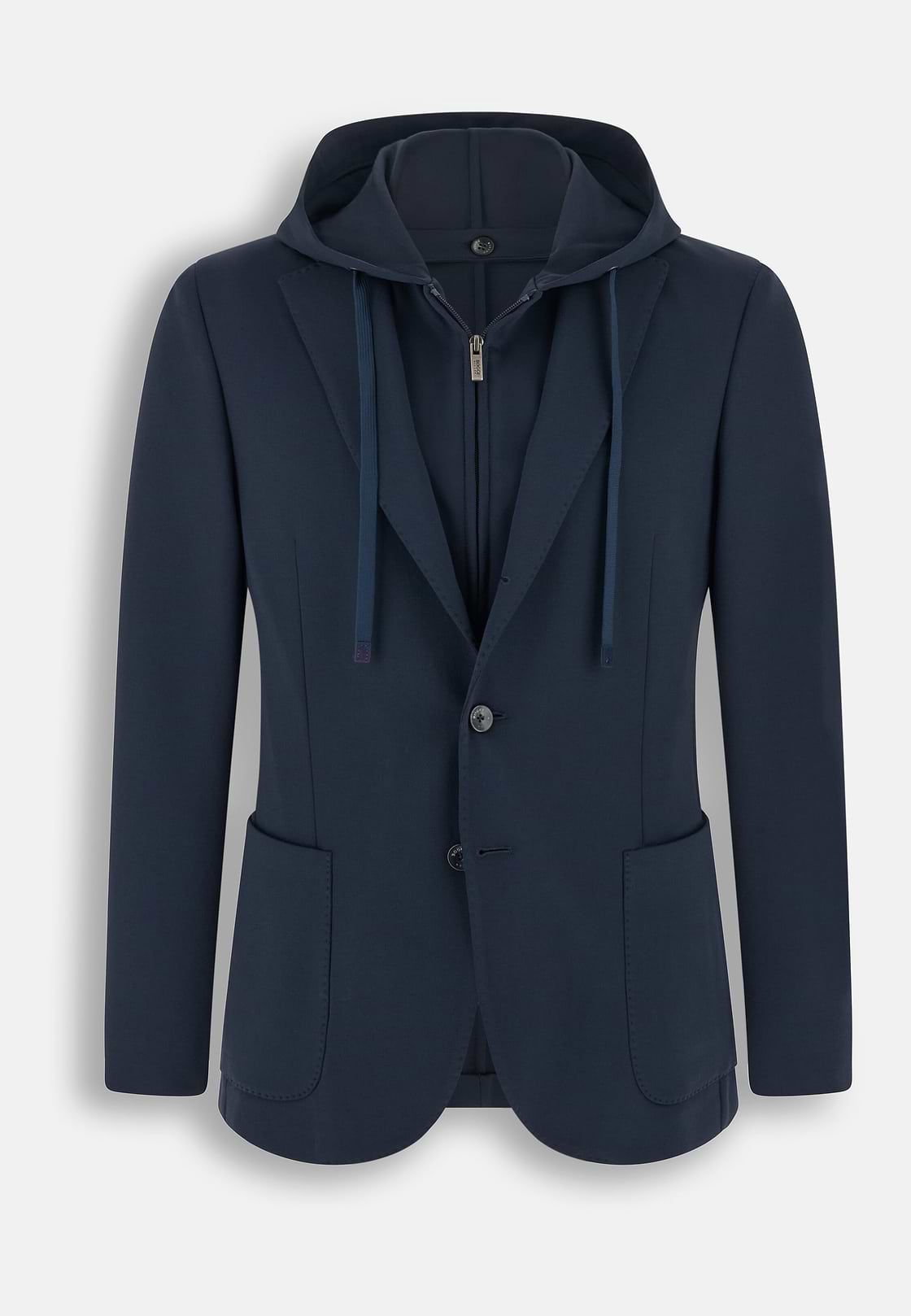 Sweatshirt Blazer Madison in Cotton Blend B Jersey, Navy blue, hi-res, 6