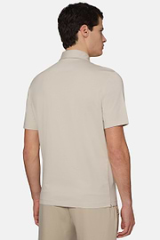 Polo En Coton Supima Stretch, Sable, hi-res