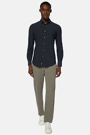 Pantaloni In Nylon Elasticizzato Performance BTech, Taupe, hi-res