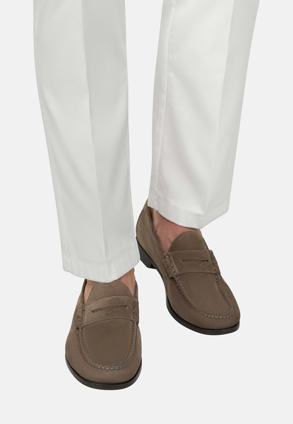 Wildleder-Mokassin, Taupe, hi-res, 2