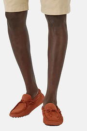 Wind Loafers in Suede Leather, Rot, hi-res