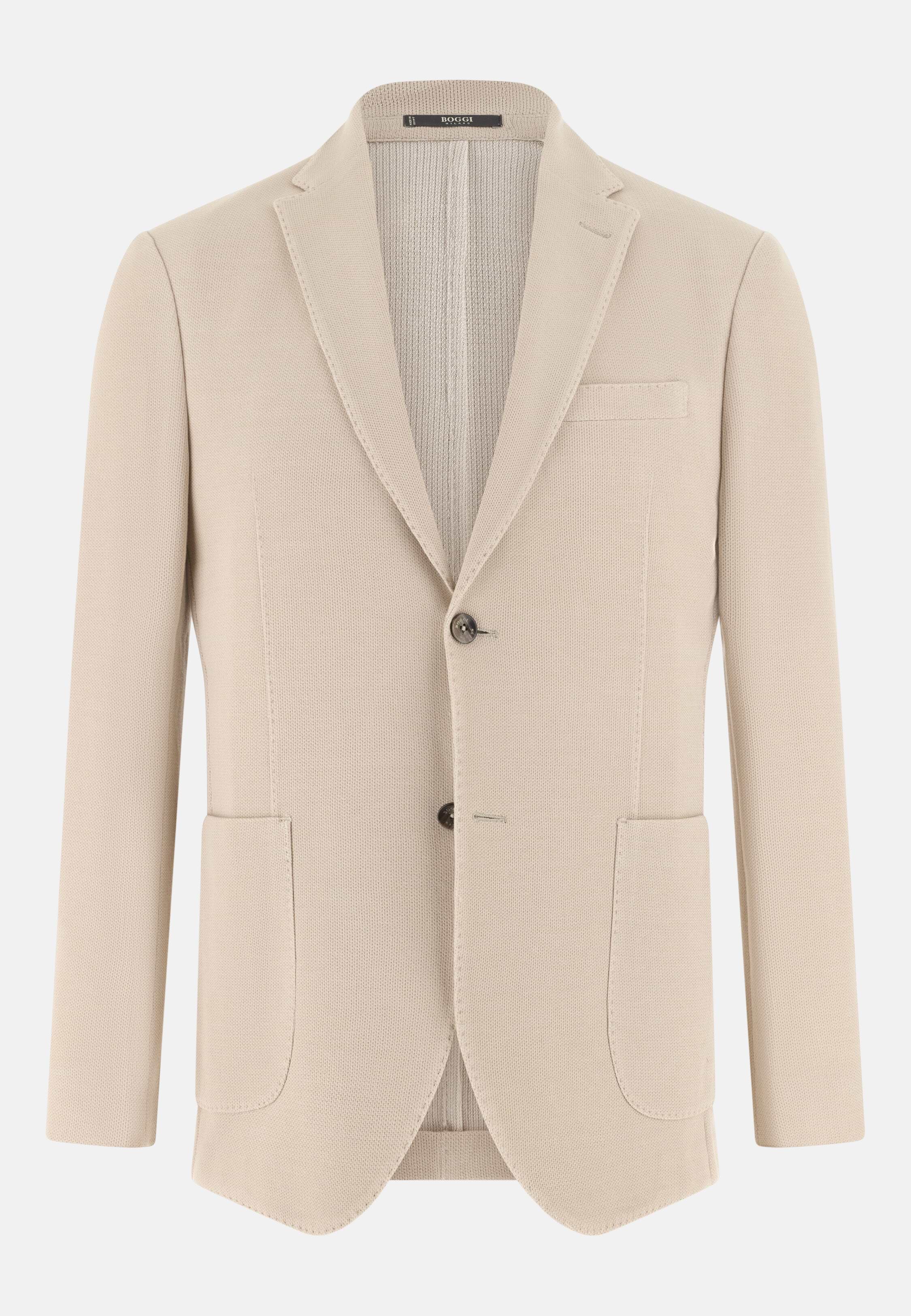 blanc basque◇ジャケット/38/コットン/BEG/BB26-723 Boggi Milano, B 