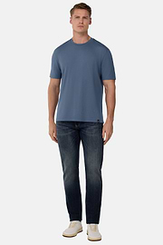 S.Cafè® High-Performance Piqué T-Shirt, Air-blue, hi-res