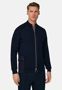 Polo Full Zip En Coton Technique