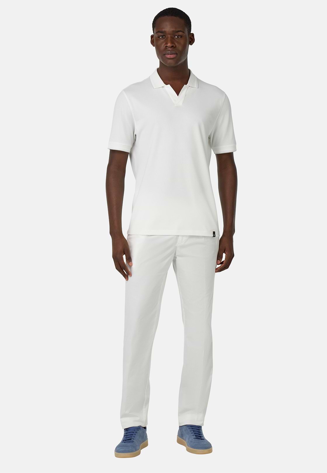 Polo En Piqué Performant S.Cafè®, Blanc, hi-res