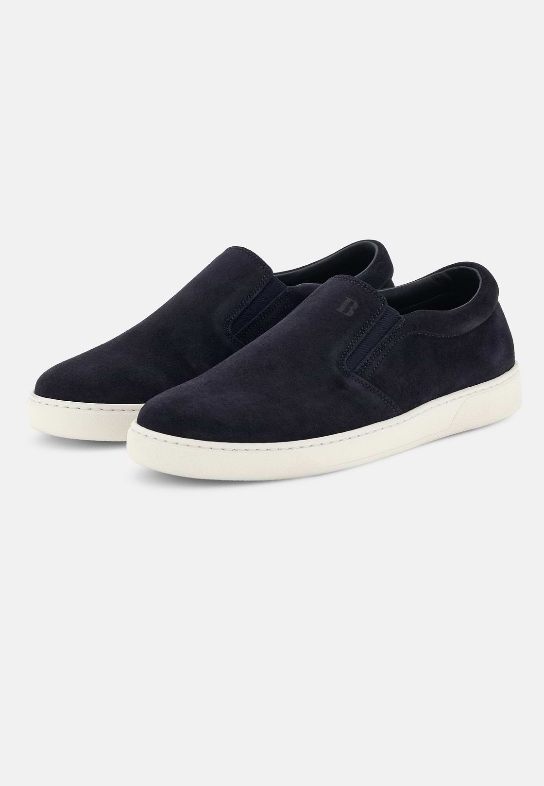 Slip-On Heritage aus Wildleder, Navy blau, hi-res, 3