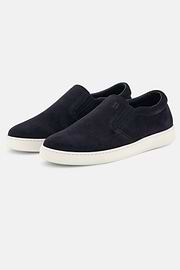 Slip-On Heritage aus Wildleder, Navy blau, thumb, 3