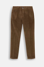 Stretch Velvet Trousers, Brown, thumb, 6