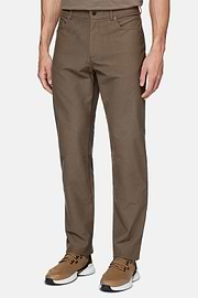 B Tech Jeans in Technical Fabric, Taupe, hi-res