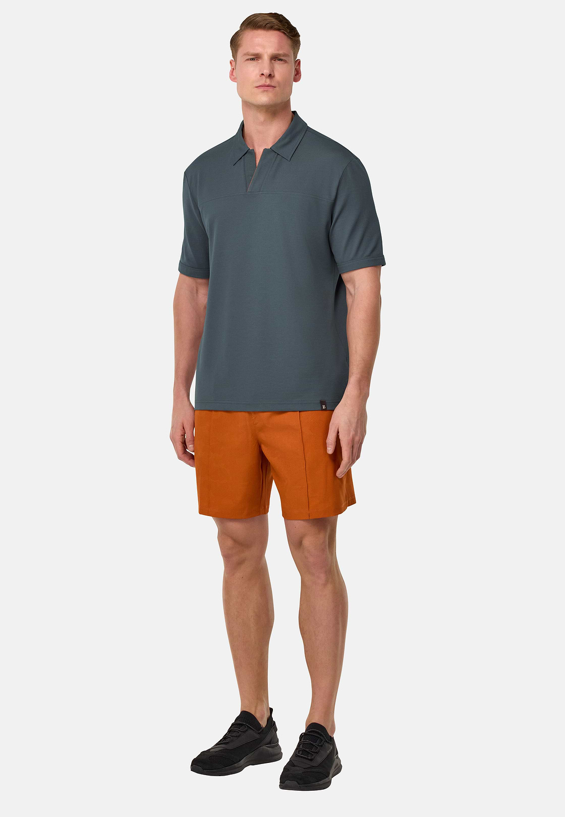 Pikee-Polo Cool Jade-Fresh, Holzkohle, hi-res