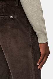 Pantalon En velours Extensible, Marron, hi-res