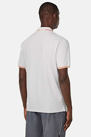 Cool Jade-Fresh Piqué Polo Shirt, Ice, hi-res