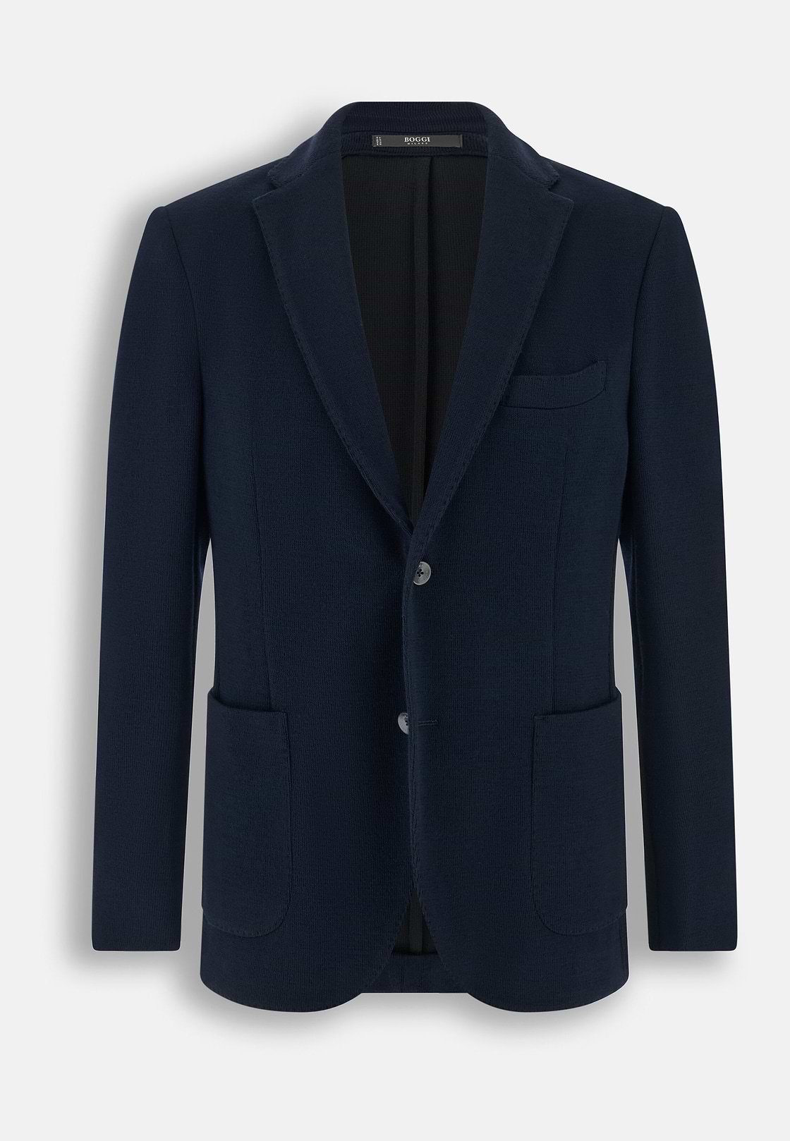 Blazer Micro Patterned Wool Blend, Navy blue, hi-res, 6